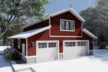 Barn House Plan #2802-00104 Elevation Photo