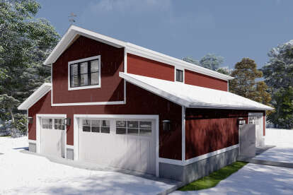 Barn House Plan #2802-00104 Elevation Photo