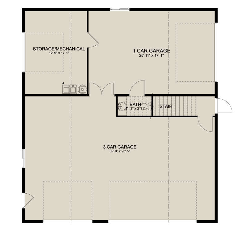 House Plan House Plan #26209 Drawing 1
