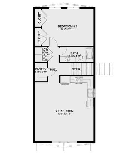 Second Floor for House Plan #2802-00104