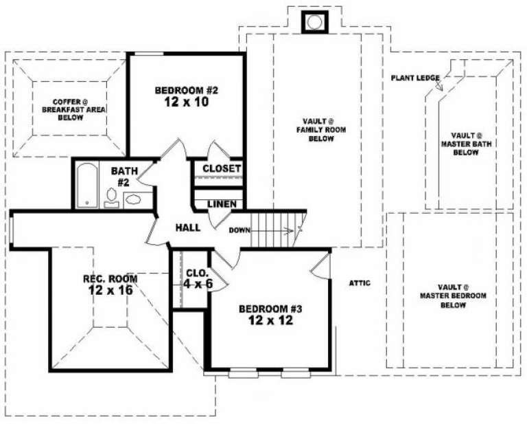 House Plan House Plan #2621 Drawing 2