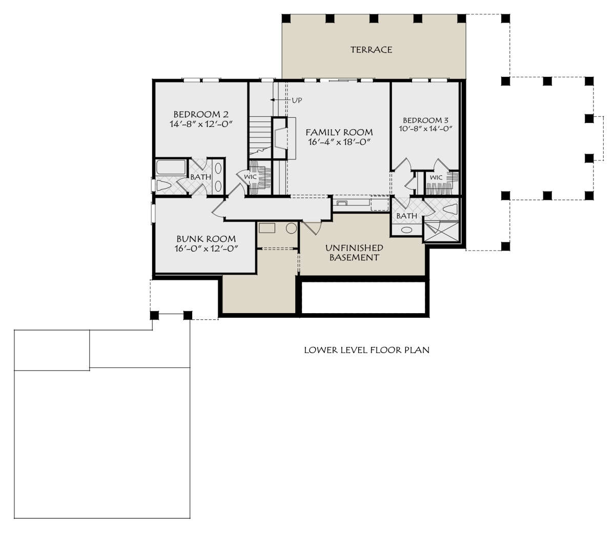 Basement for House Plan #8594-00461