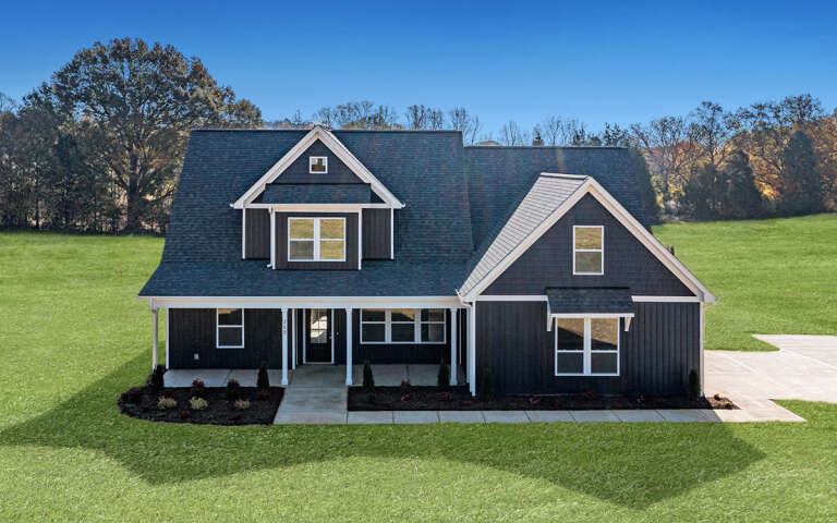 Modern Farmhouse House Plan #8594-00462 Build Photo