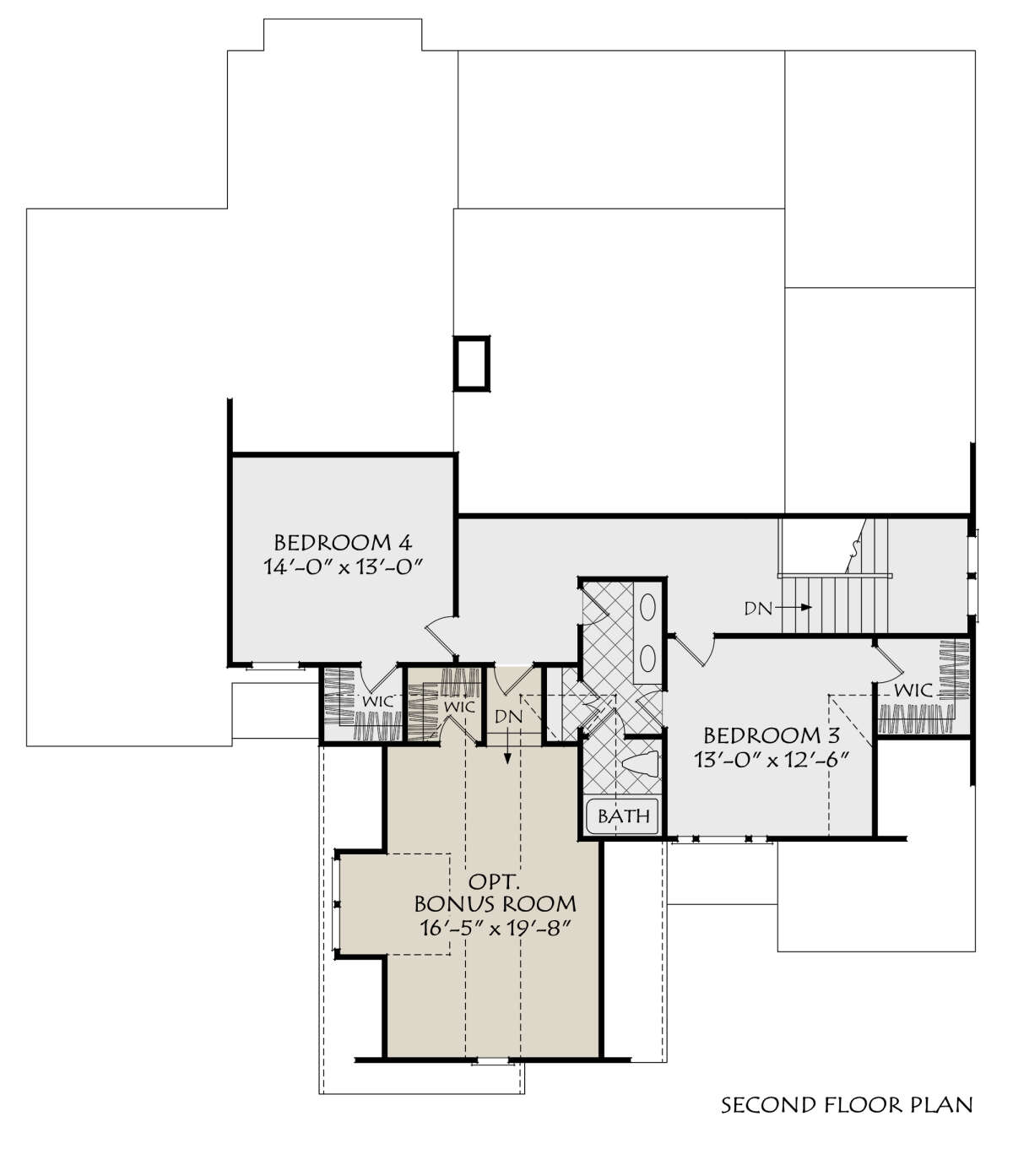 Second Floor for House Plan #8594-00463
