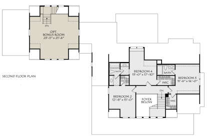 Second Floor for House Plan #8594-00464