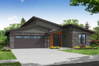 3 Bed, 2 Bath, 2281 Square Foot House Plan - #035-00962