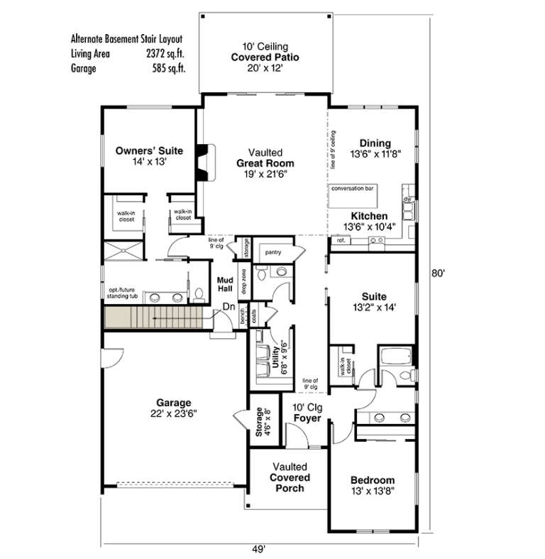 House Plan House Plan #26217 Drawing 2