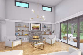 Modern  House Plan #035-00962 Additional Photo
