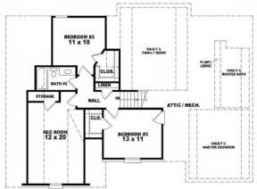 Second Floor for House Plan #053-00312