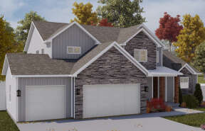 Craftsman House Plan #2802-00107 Elevation Photo