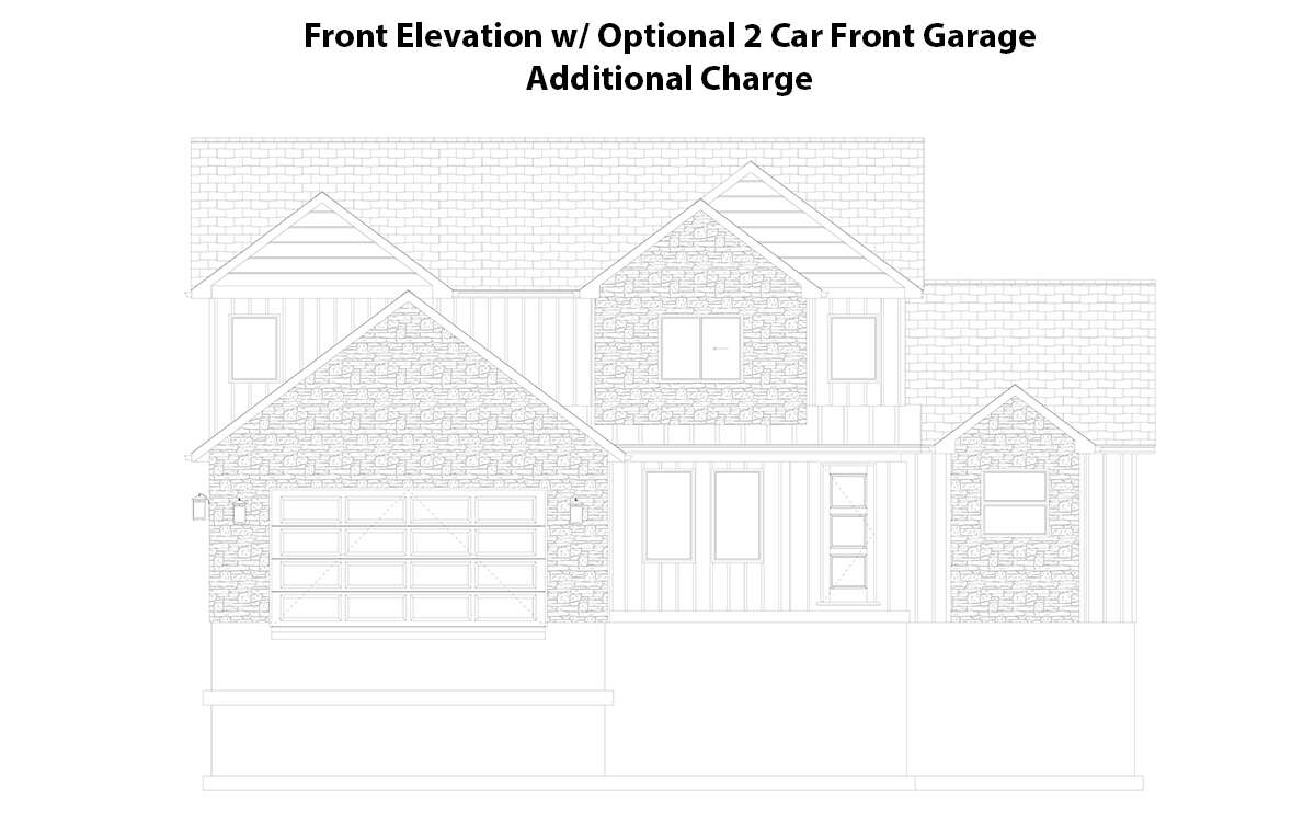 Craftsman House Plan #2802-00107 Elevation Photo