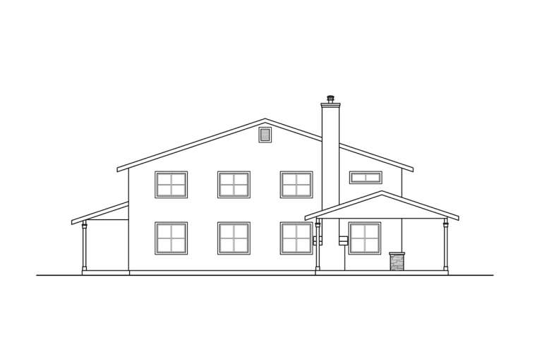 Barn House Plan #035-00963 Elevation Photo