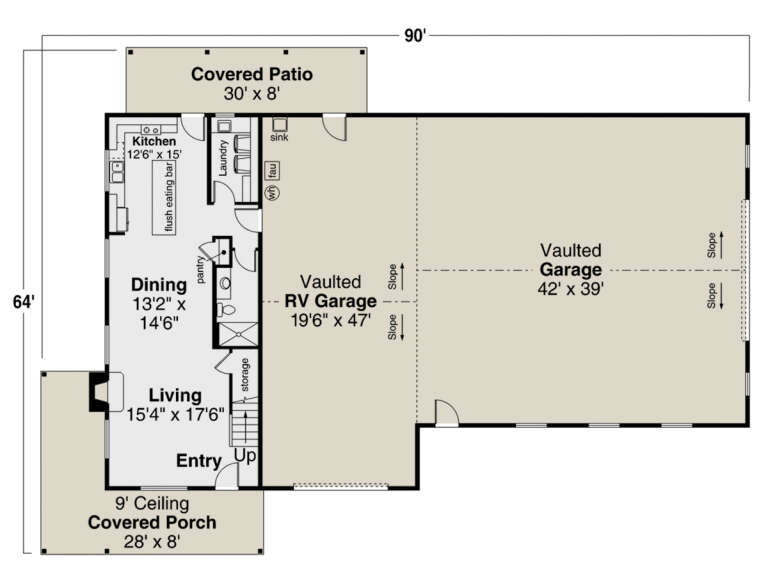 House Plan House Plan #26221 Drawing 1