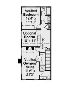 Second Floor for House Plan #035-00963