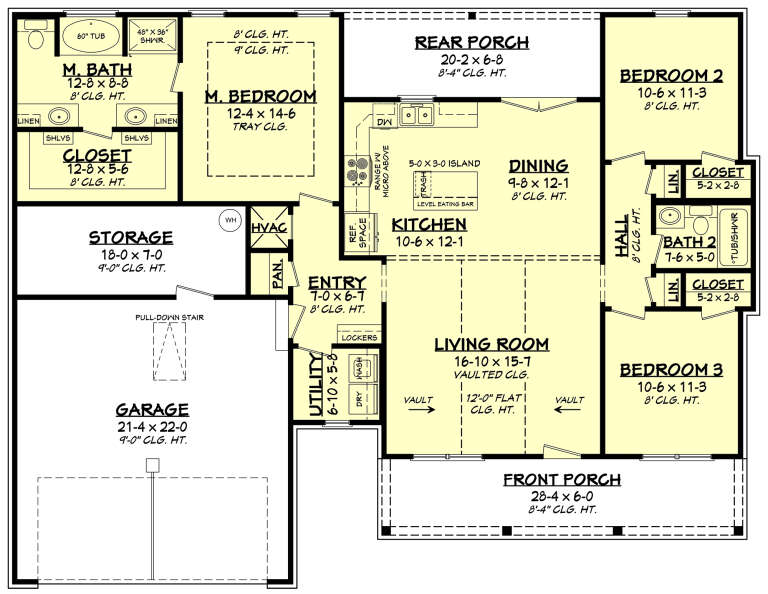 House Plan House Plan #26222 Drawing 1