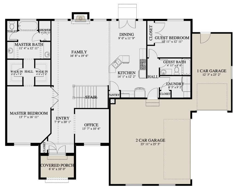 House Plan House Plan #26223 Drawing 1