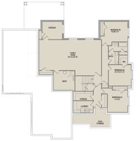 Basement for House Plan #8768-00020