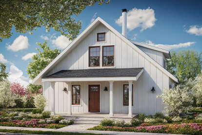 Modern Farmhouse House Plan #035-00964 Elevation Photo