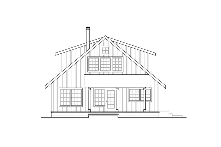 Modern Farmhouse House Plan #035-00964 Elevation Photo