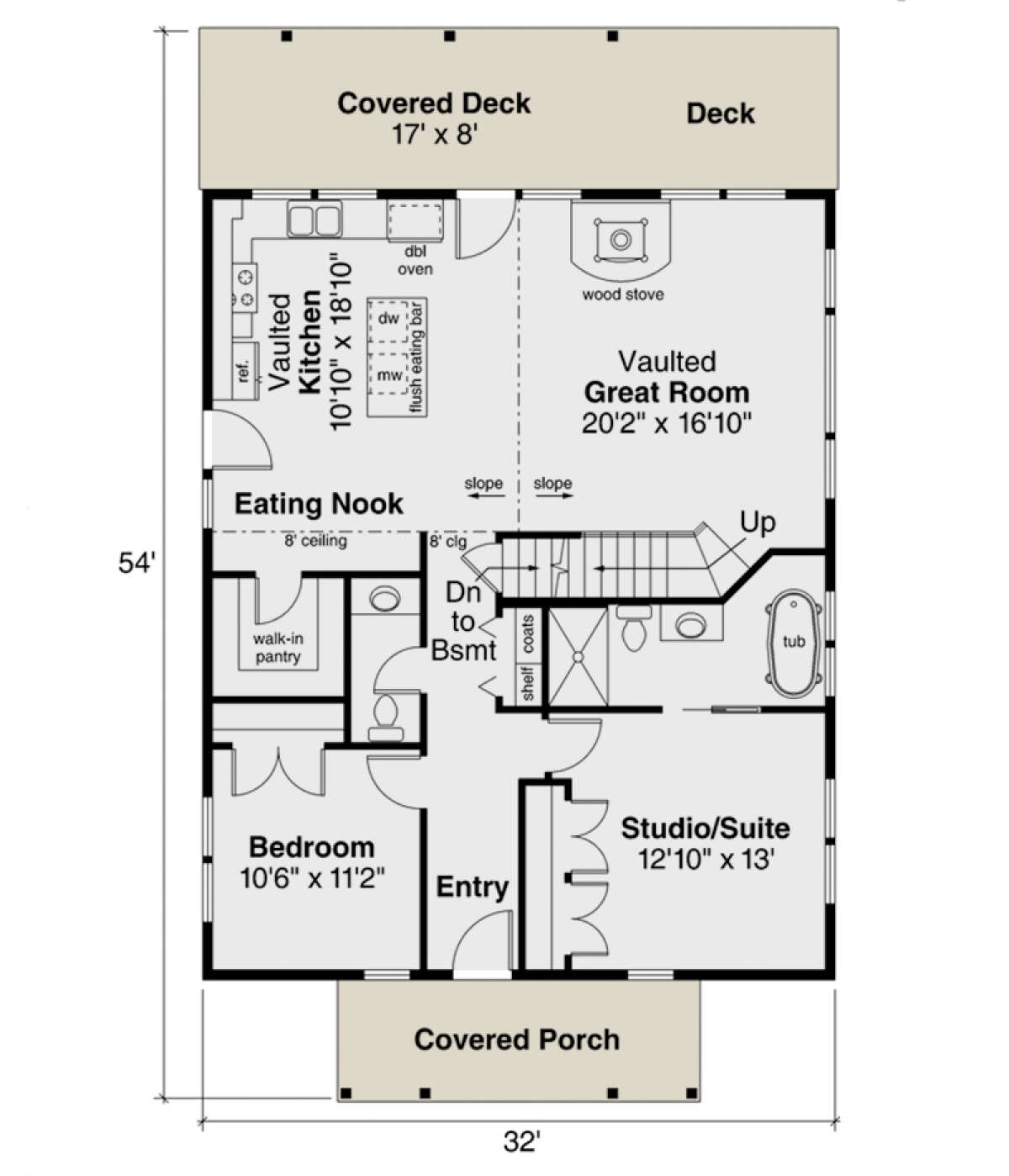 Main Floor for House Plan #035-00964