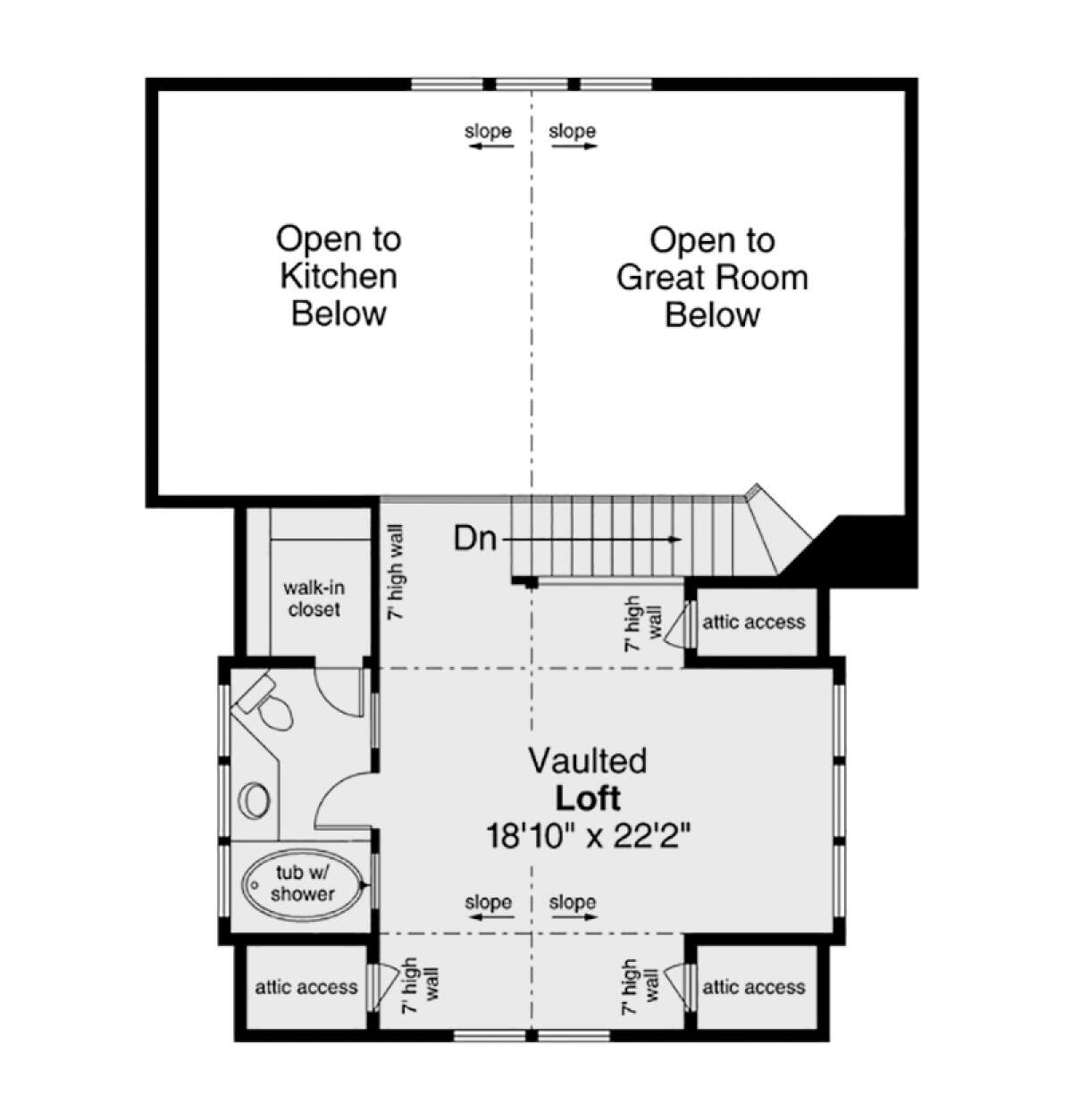 Second Floor for House Plan #035-00964