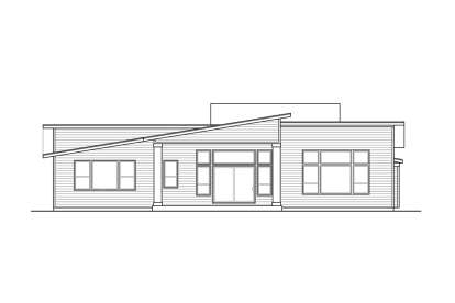 Modern House Plan #035-00965 Elevation Photo