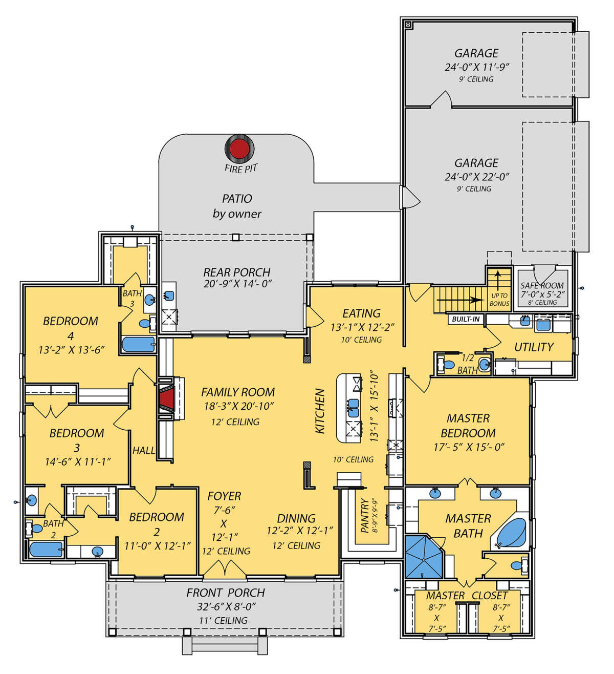 Main Floor for House Plan #9279-00046