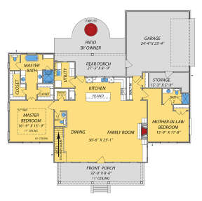 Main Floor for House Plan #9279-00047