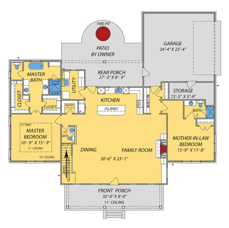House Plan House Plan #26232 Drawing 1