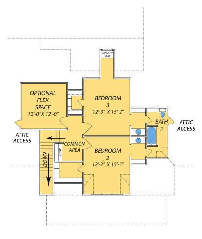 Second Floor for House Plan #9279-00047