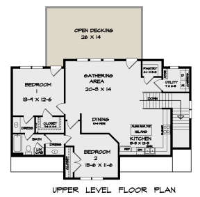 Second Floor for House Plan #6082-00193