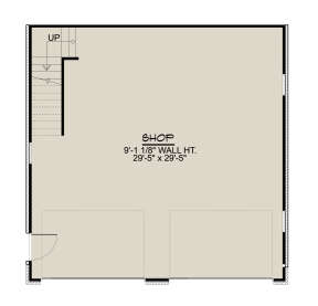 Garage Floor for House Plan #5032-00142