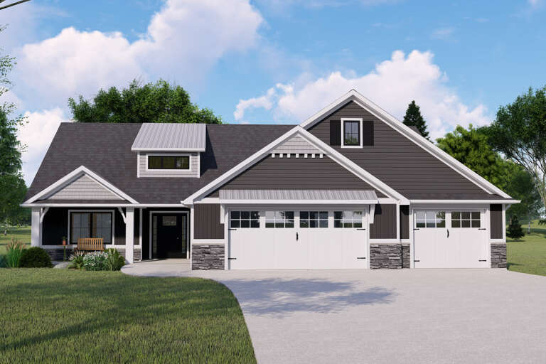 House Plan House Plan #26235 Front Elevation
