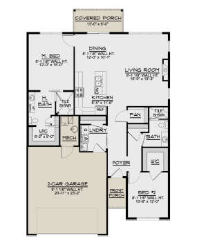 Main Floor for House Plan #5032-00145