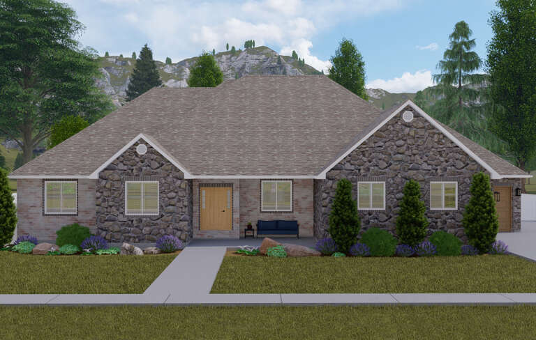 House Plan House Plan #26239 Front Elevation