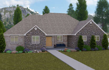 Traditional House Plan #2802-00109 Elevation Photo