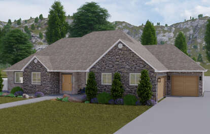 Traditional House Plan #2802-00109 Elevation Photo