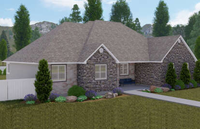 Traditional House Plan #2802-00109 Elevation Photo