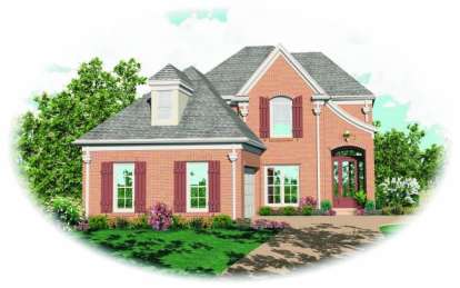 Traditional House Plan #053-00314 Elevation Photo