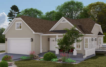 Cottage House Plan #2802-00110 Elevation Photo