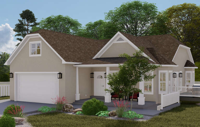Cottage House Plan #2802-00110 Elevation Photo