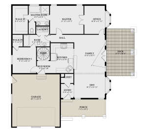 Main Floor for House Plan #2802-00110