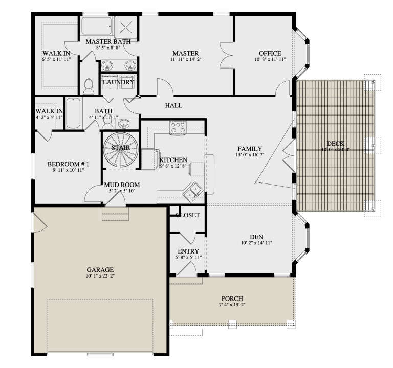 House Plan House Plan #26240 Drawing 1