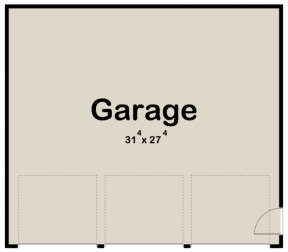 Garage Floor for House Plan #963-00619