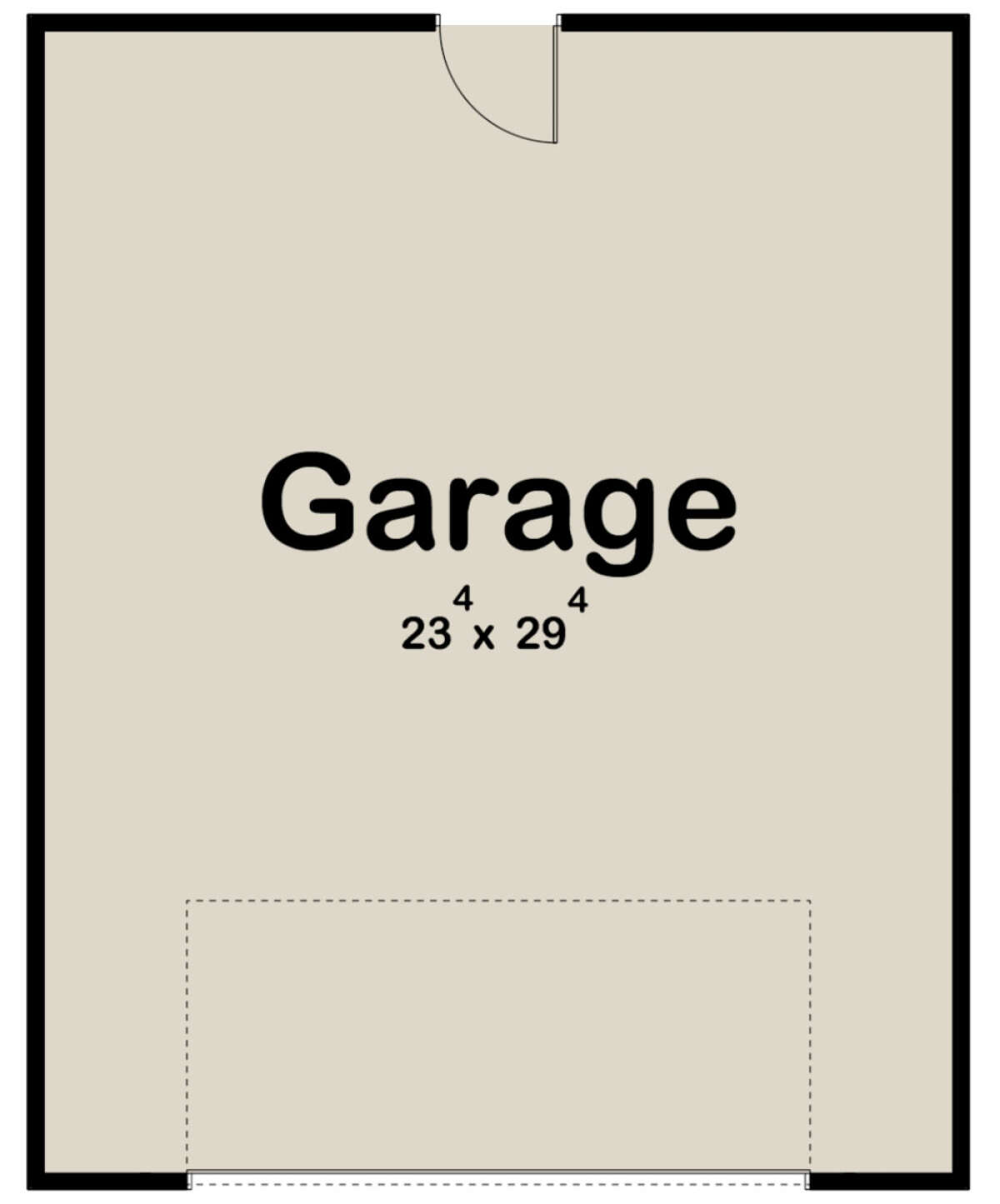 Garage Floor for House Plan #963-00620