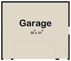 Garage Floor for House Plan #963-00622
