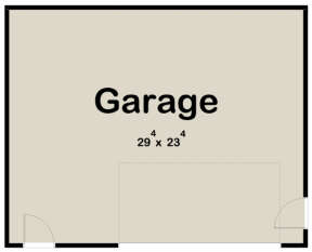 Garage Floor for House Plan #963-00623