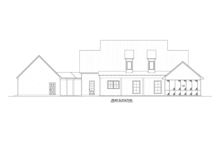 Modern Farmhouse House Plan #9279-00048 Elevation Photo