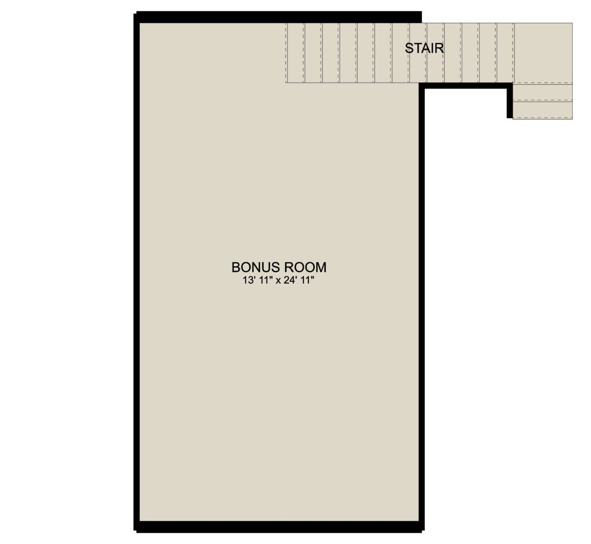 Bonus Room for House Plan #2802-00111