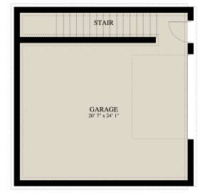 Basement Garage for House Plan #2802-00112